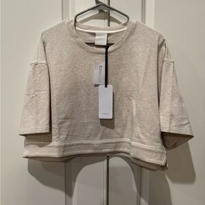 Varley Beige Fenton Sweatshirt